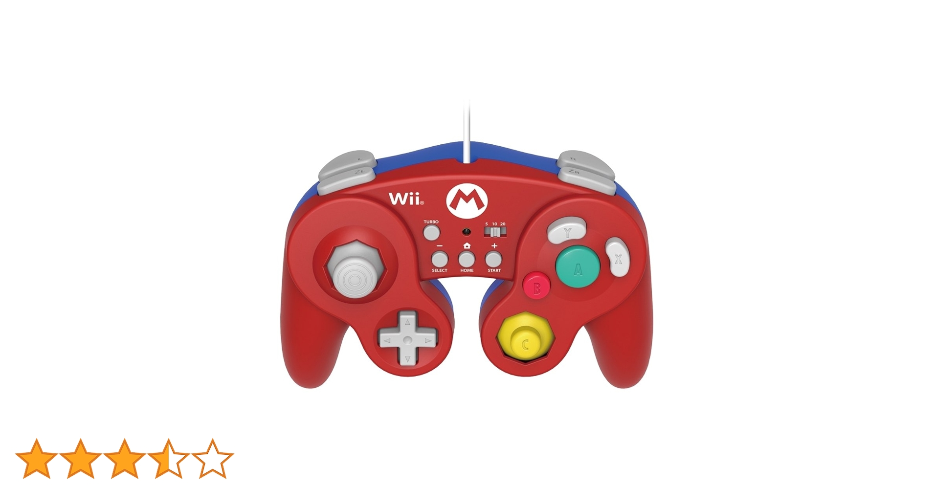 【新品未開封】WIIU クラシックコントローラー マリオ　正規品 Amazon | 【Wii U/Wii対応】ホリ クラシックコントローラー for